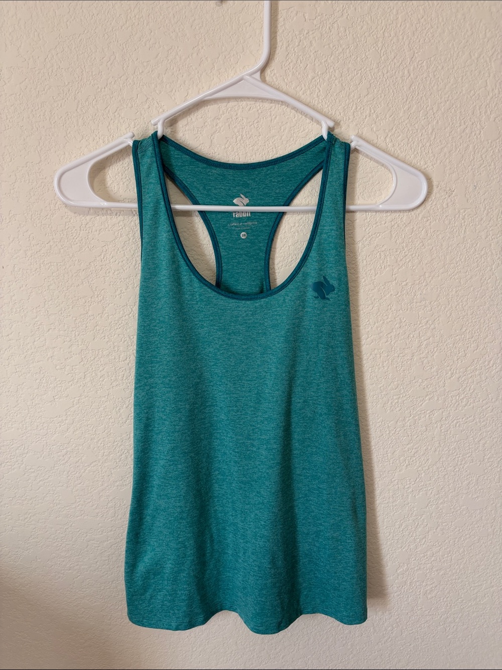 Rabbit Women's EZ tank Teal Racerback Top